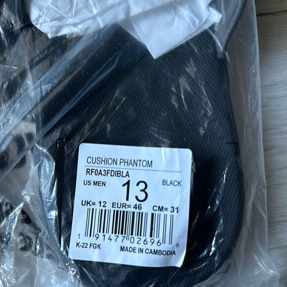 REEF CUSHION PHANTOM GUNMETAL OCEAN MEN'S SANDAL SIZE‎ 13 NWT in packaging - Picture 7 of 8